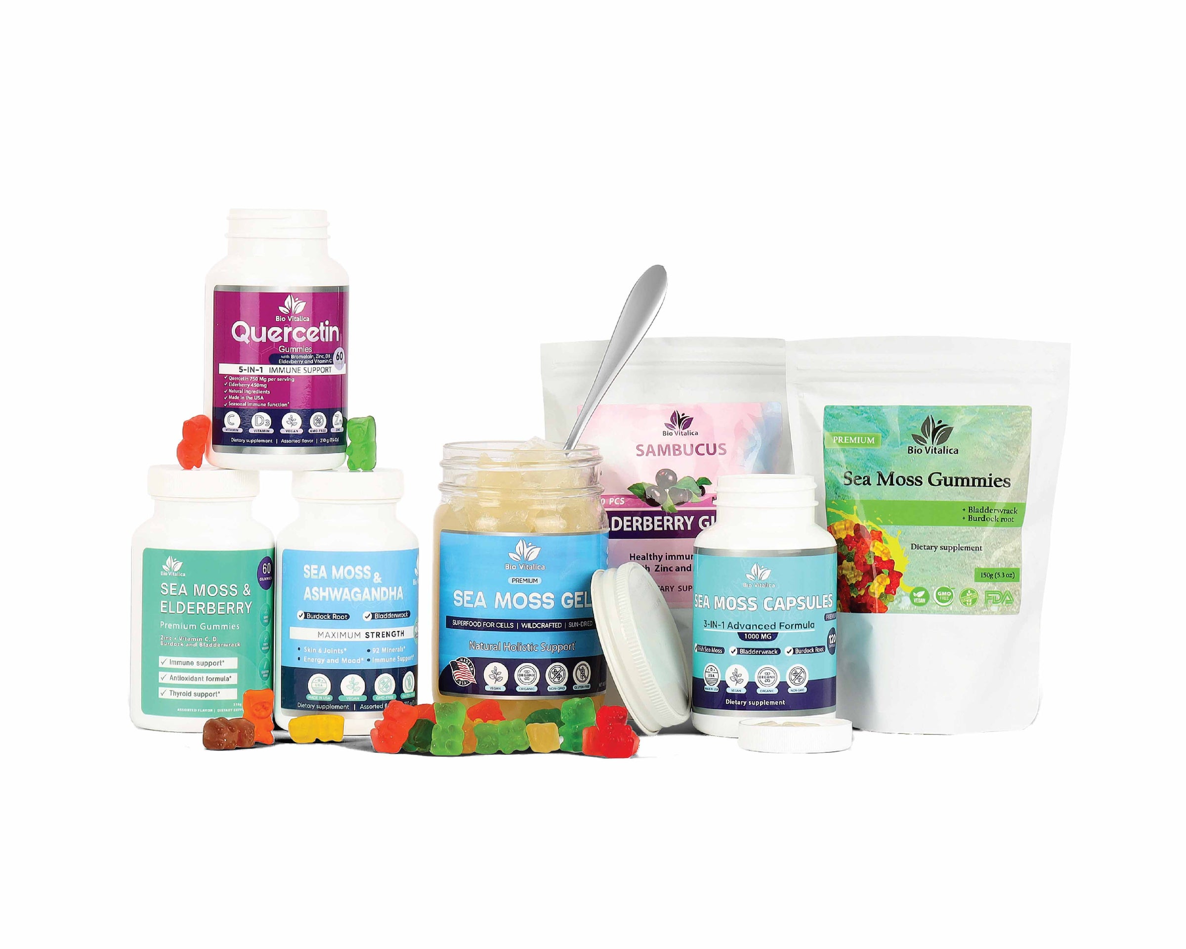 Sea Moss Gummies Vitamins Gel