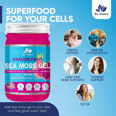 Sea Moss Gel Dragon Fruit