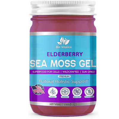 Sea Moss Elderberry Gel by BioVItalica